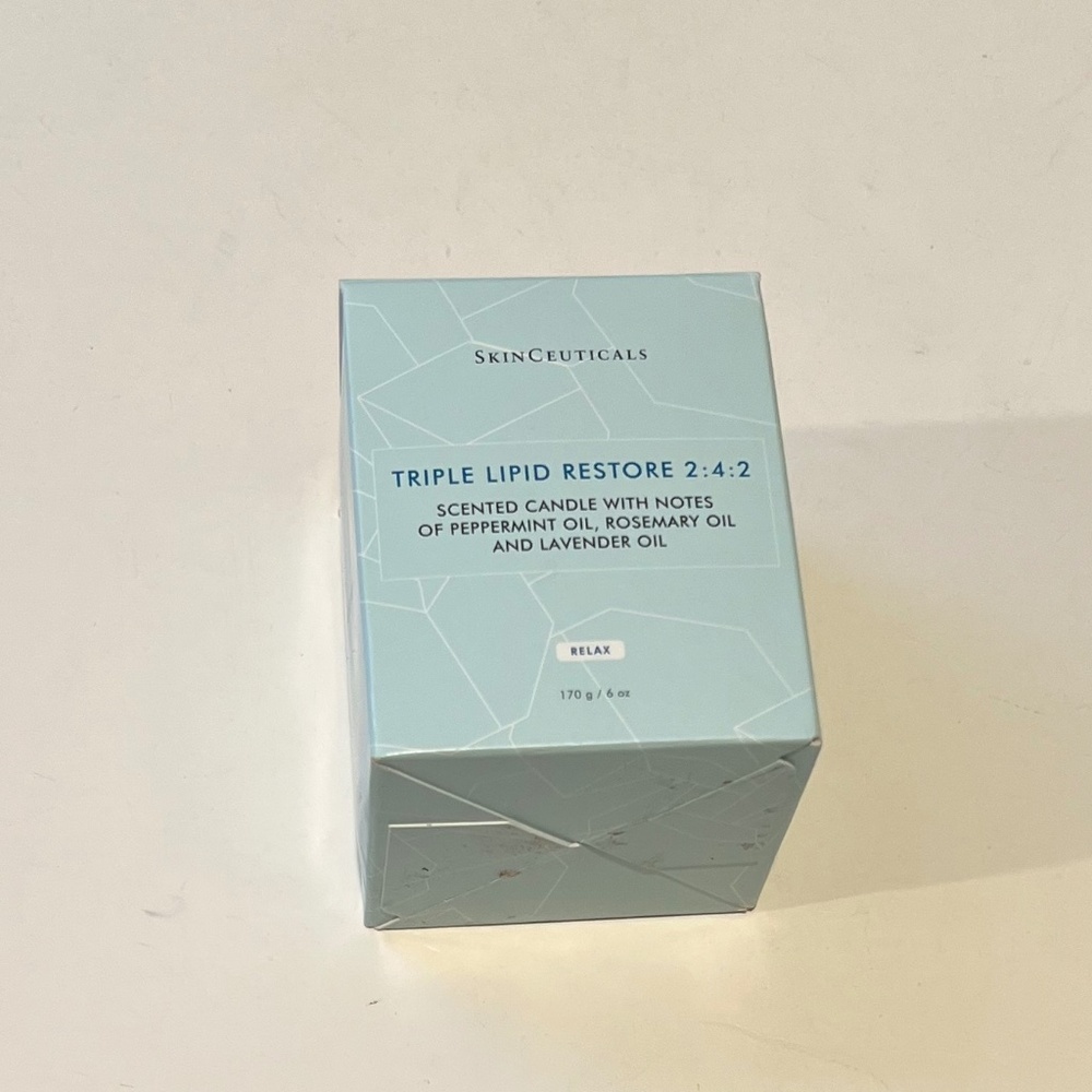 2898 SkinCeuticals Triple Lipid Restore Scented Candle -  6oz [New, open box]